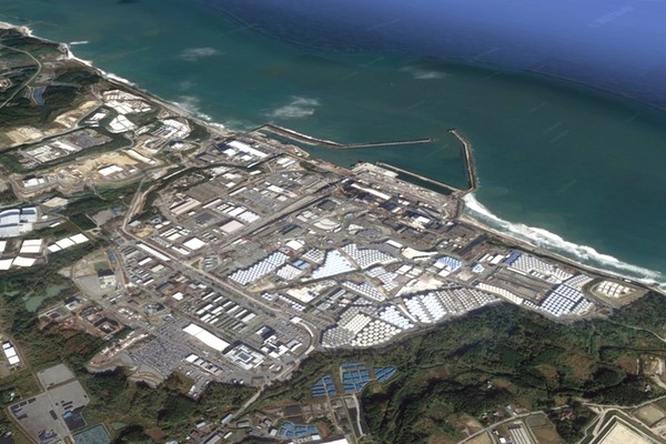 후쿠시마 제1원자력 발전소 /사진=구글 어스