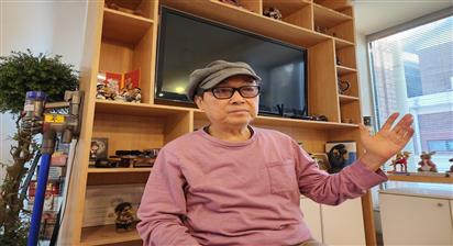 2022년 11월 약산 외조카 김태영 회장을 남원에서 만난 모습