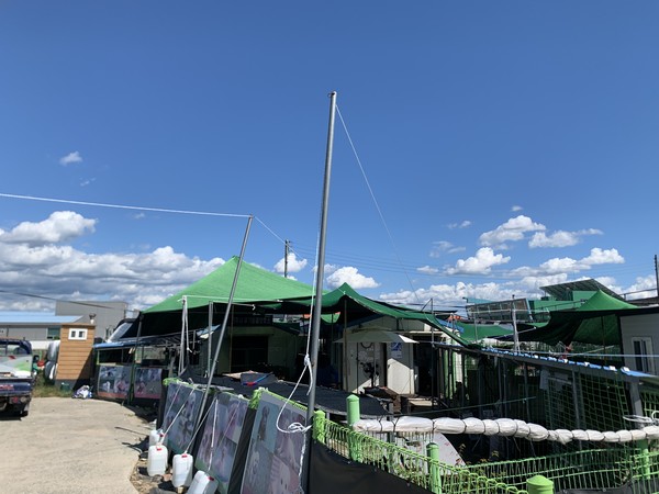 2021년 시설물 개선 사업을 하기 전 동물보호센터의 모습이다. @사진=진주시청