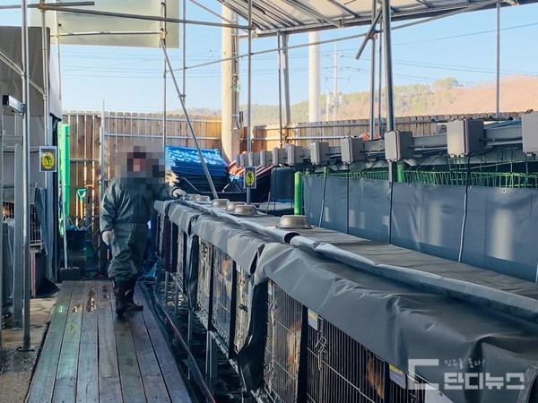 현재 진주시 동물보호센터 내부 모습 