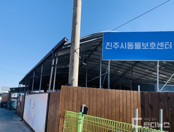2025년 현재 진주시 동물보호센터 모습이다. 