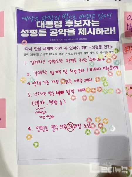 성평등 정치로 가는 페미니스트 공동행동 