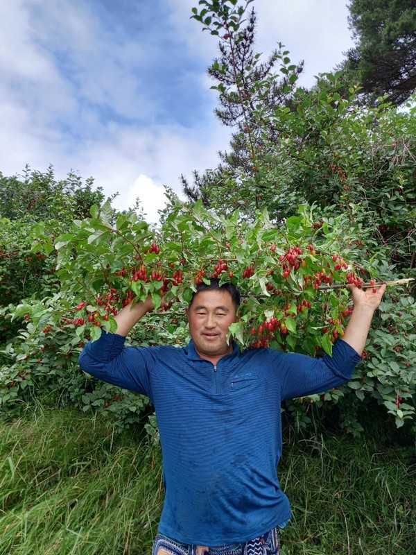 폭염 속 광제산 골짜기 농부의 일상 ⓒ강병성 농부