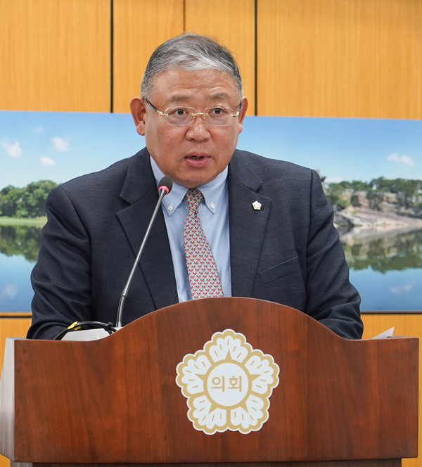 진주시의회 박종규 의원이 발의한 「진주시 도시재생사업 사후관리 조례안」이 지난 26일 제270회 정례회 도시환경위원회 예비심사를 원안대로 통과했다. (사진 제공: 진주시의회)